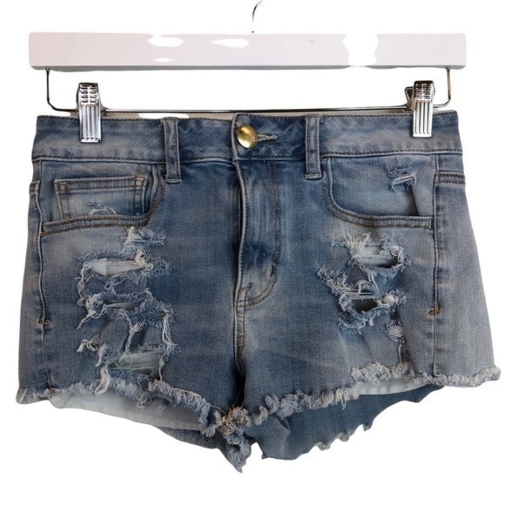 🔴4/$25 American Eagle High Rise Shortie Shorts